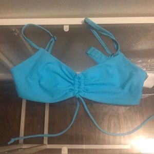Blackbough Sophia bikini top in aqua size small